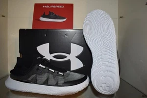 Under Armour SlipSpeed Mesh Trainer Shoes Unisex Black 3027726 001 NIB - Picture 1 of 4