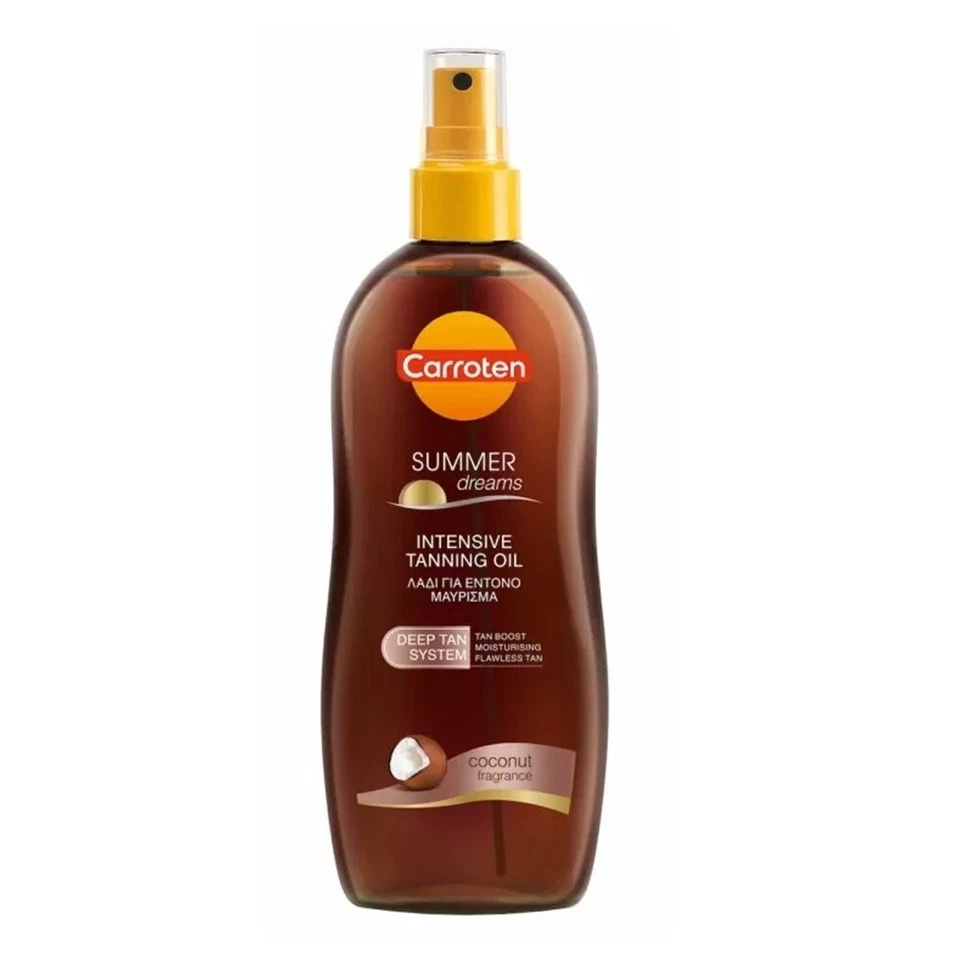 Aceite bronceador intensivo Carroten Summer Dreams spray fragancia coco 200 ml Foto 1 de 1