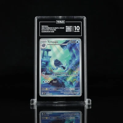 TAG 10 Tirtouga Illustration Rare Black Bolt 106/86 Pokémon Card - Image 1 of 2