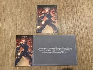 Marvel Villainous Ultron Villain Guide & Domain Board Replacemant Parts Pieces - Bild 1 von 8