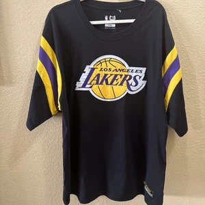 L A Lakers Jersey by Ultra Game Size xxl New embossed logo Black - Picture 1 of 13