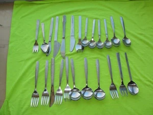 24 Pcs Assorted Vintage Airline Flatware United Air France Etc. - Picture 1 of 5