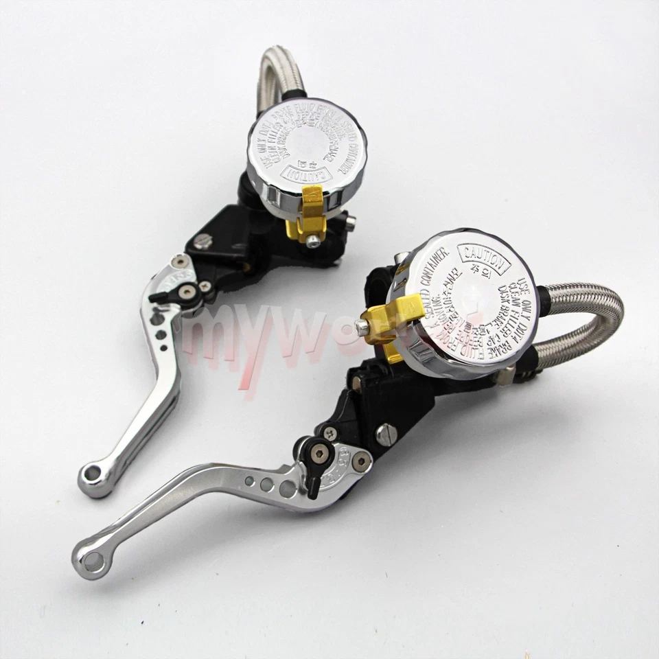  Juego de depósito de cilindro maestro de palanca de freno de embrague apto para motocicleta Yamaha Foto 1 de 4