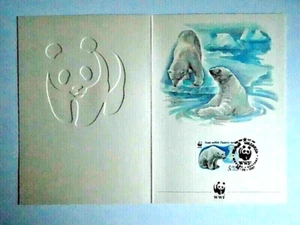 Belege Ersttagsblatt Sowjetunion 1987 WWF Eisbären Mi. Nr. SU 5694 o FDC - Bild 1 von 3
