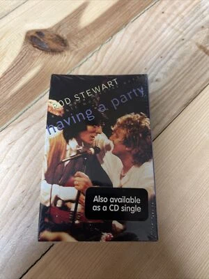 Sealed Rod Stewart Having A Party Cassette Single 1993 - Image 1 of 4