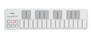 KORG USB MIDI Keyboard Controller nanoKEY2 White New in Box - Picture 1 of 6