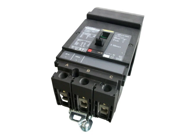 Square D HJA36020 20 A 600 V AC/DC Molded Case Circuit Breaker