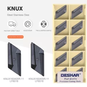KNUX160405R-11 6018 Indexable carbide turning inserts 10pcs For DKJNR tool Rght - Picture 1 of 5