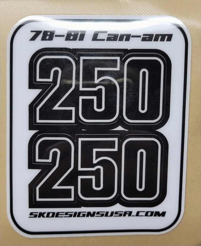 78 1978 1979 1980 1981 Can Am MX4 MX5 MX6 квалификатор вилка «250» наклейки графика - Изображение 1 из 1