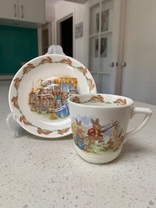 Royal Doulton Bunnykins Cup and Saucer, new/never used - Picture 1 of 7
