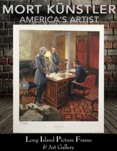 Mort Kunstler White House Strategy AP Signed/Numbered L/ED Print - Picture 1 of 5