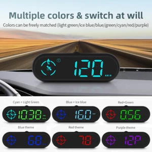 Digital GPS Speedometer Car Truck Universal HUD Head Up Display with Speed Alarm - Picture 1 of 9