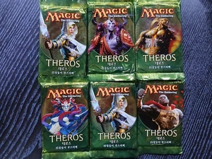 [Factory Sealed] MTG Korean, Theros, 6 x booster packs - Picture 1 of 1