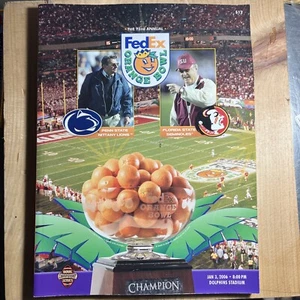 2006 Orange Bowl Programm Bobby Bowden vs. Joe Paterno Florida State Penn State - Bild 1 von 4