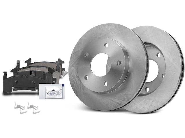 Kit de pastillas de freno delanteras y rotor para GMC Sonoma 1991-1997 1992 1993 1994 HR819CR Foto 1 de 1