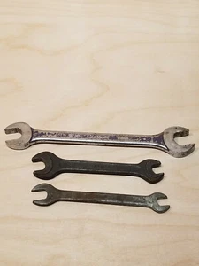 3 Open End Spanner Wrenches 15mm - 14mm & 13mm - 10mm & 10mm - 8mm #27 - Picture 1 of 12