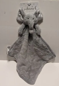 So Dreamy Baby Lovey Decke grau Elefant 15" quadratisch Sicherheit dick weich neu - Bild 1 von 4