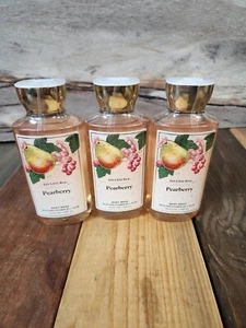 3PK Bath & Body Works Pearberry Body Wash Shower Gel NEW 10oz - Picture 1 of 1
