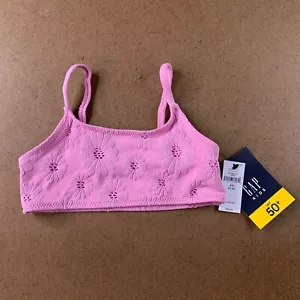 Gap Kids Girls Size XS (4-5) Pink Floral Bikini Tank Swim Top NWT - Picture 1 of 6