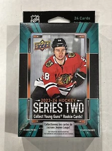 2023-24 Upper Deck Series 2 NHL Hockey Factory Sealed Hanger Box - Picture 1 of 2