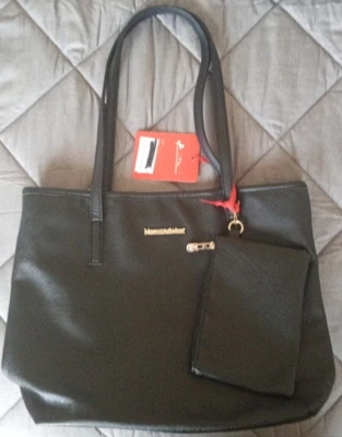 BOLSO DE MANO MONTANA WEST NEGRO CON CIERRE DE CREMALLERA ADICIONAL ¡NUEVO CON ETIQUETAS!! Foto 1 de 4