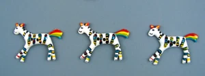 BOTÓN INFANTIL CHERI STROLE - ARCO IRIS - JUEGO DE 3 - Imagen 1 de 3