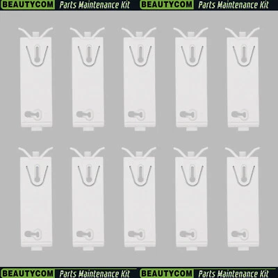 Pacote com 10 clipes de retenção para moldura externa Dodge Pickup 1984-1990 #6003519 EUA - Imagem 1 de 4