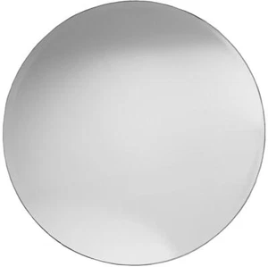 Badspiegel mit Facettenschliff rund / Flur Spiegel ca.60cm / Bad / Wc - Bild 1 von 2
