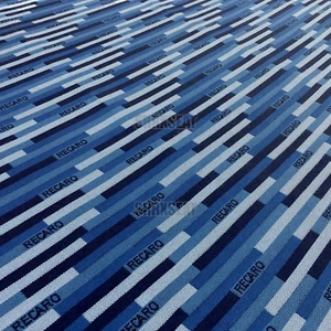 BLUE SCATTERING FABRIC Old Stock Limited For RECARO IDEALSITZ LX/LS's (160x90cm) - Picture 1 of 7