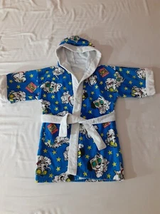 Vintage  Kids Beach Towel Cover Up Disney 101 Dalmatians  Size 4/5 - Picture 1 of 9