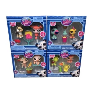 NEW Littlest Pet Shop Pet Pairs Gen 7 Series 2 LPS G7 Figures Set Of 4 *IN HAND* - Picture 1 of 10