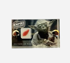 Star Wars Movie Prop The Empire Strikes Back Yoda Puppet Component display & COA