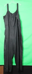 Jessica Simpson Black Jumpsuit  size 3x W/pockets back zipper (d621) - Picture 1 of 4