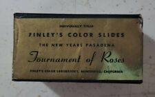 Vintage Set Of Pasadena Tournament Of Roses Parade Color Slides Floats