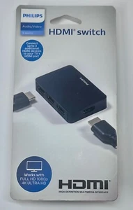 Philips 3-Device HDMI Switch Audio/Video For All Brands TV FULL HD 1080 - Picture 1 of 4