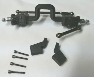 Vorlaufachse mit Servohalter, Tamiya, Truck, Actros, Arocs, MAN, Scania, Volvo - Bild 1 von 9
