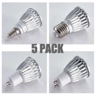 5x Led Spotlight Bulbs 9w 15w MR16 Spotlights Indoor 3000k 4500k 6000k GU10 E27 - Image 1 of 4