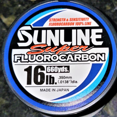 Carrete Sunline Super Fluorocarbono Pick Cualquier Libra Prueba 660 Yardas a Granel Foto 1 de 4