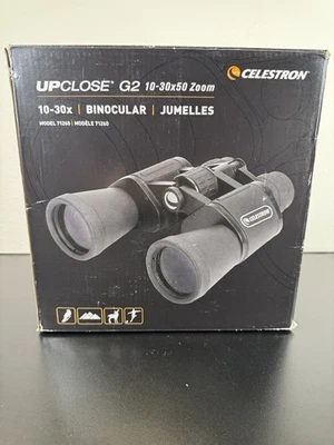 New Celestron – UpClose G2 10–30x50 Binocular – 10-30x Zoom Model 71260 - Image 1 of 4