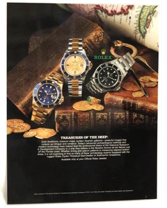 Offizielles Rolex Sea-Dweller Submariner 1990er Werbe Werbung Ladenschild - Bild 1 von 4