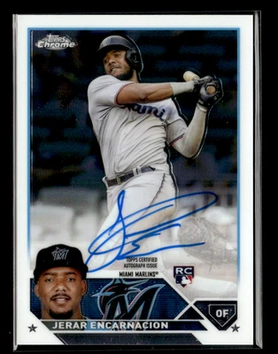 Jerar Encarnacion 2023 Topps Chrome RC Auto - Image 1 of 2