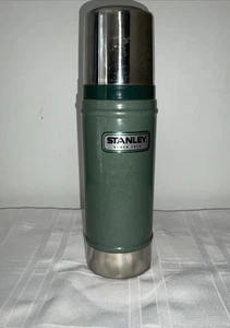 Vintage Stanley 15 Unzen Vakuumflasche fehlt innen Deckel grün - Bild 1 von 16