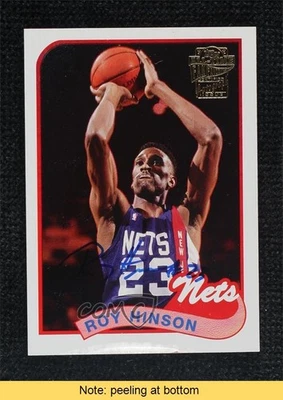 2005 Topps 1952 Style Fan Favorites Rainbow Foilboard 3/10 Roy Hinson Auto READ - Image 1 of 3