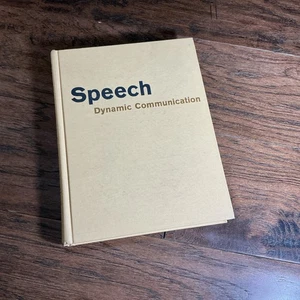 Speech: Dynamic Communication - Hardcover By Dickens, Milton  1963 2nd Edition - Imagen 1 de 7