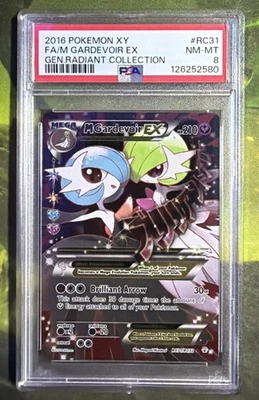 M Gardevoir EX RC31/RC32 - Radiant Collection - PSA 8 NM-MT - Image 1 of 4
