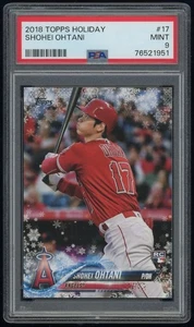 SHOHEI OHTANI 2018 Topps Holiday Rookie RC #HMW17 - PSA 9 -951 - Picture 1 of 2