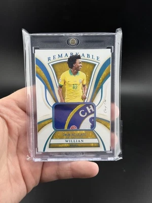 2020 Panini Immaculate Willian Remarkable Memorabilia Platinum 1/1 GAME USED - Image 1 of 2