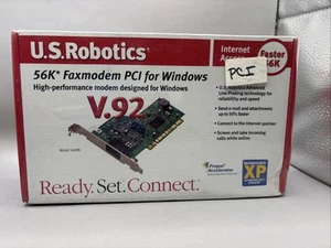 New U.S.Robotics 56K Faxmodem Serial Data V.92 Model 5699B External 738168033348 - Picture 1 of 6