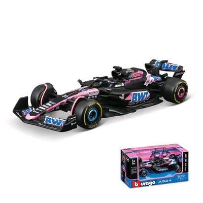 2024 F1 Esteban Ocon Alpine Renault Racing A524 Diecast Coche Modelo Edición Rosa Foto 1 de 2