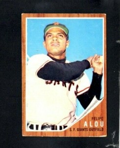1962 Topps # 133 Felipe Alou Vg-Ex